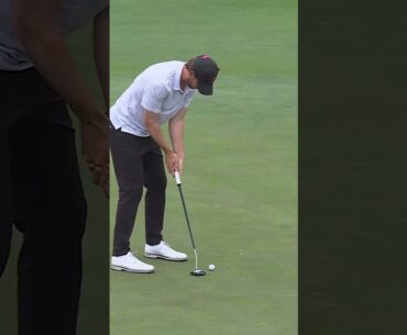 Smooth putt by Thomas Pieters ⛳️