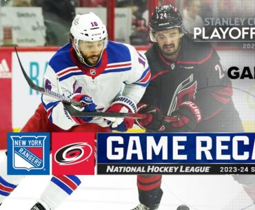 Gm 6: Rangers @ Hurricanes 5/16 | NHL Highlights | 2024 Stanley Cup Playoffs