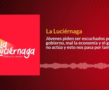 Jóvenes piden ser escuchados por el gobierno, mal la economía y el gobierno no actúa y esto nos...
