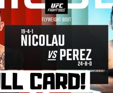 UFC Fight Night Nicolau vs Perez Predictions & Full Card Breakdown - UFC Vegas 91 Betting Tips
