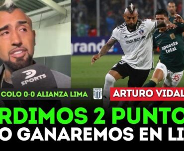 ENTREVISTA a ARTURO VIDAL que arremete contra ALIANZA LIMA tras COLO COLO 0-0 ALIANZA LIMA | Depor