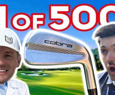 NEW Cobra LIMIT3D 3D Printed Irons - 1 Of 500 In The WORLD! Bryson Dechambeau WAS RIGHT!