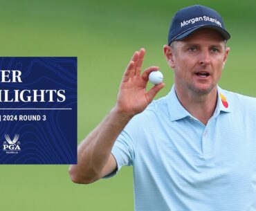 Justin Rose Shoots Brilliant 7-Under 64 | Round 3 Highlights | 2024 PGA Championship