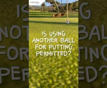 Golf Rules Tip | Using A Special Putting Ball #golf #rules #golfrules #rulesofgolf #golftips #golfer