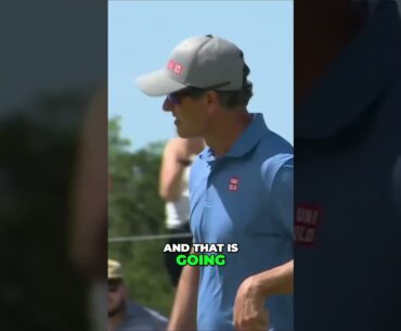 Breaking Records  Adam Scott's Epic Eagle at the Eighth Hole 1 #worldclassgolf #golftechnique #golf
