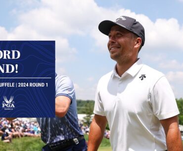 Xander Schauffele Equals Record Major Round (62) with Birdie on Last Hole! | 2024 PGA Championship