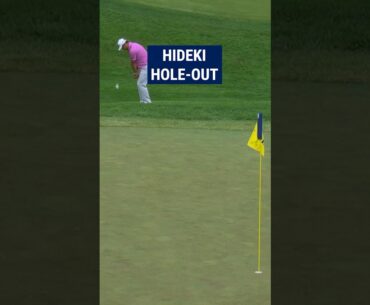 Hideki Matsuyama FINDS the cup 💫