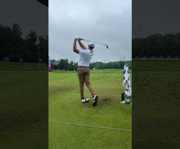 Last range session before PGA Champ. Working way up the bag!