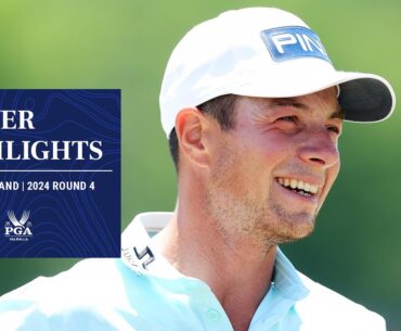 Viktor Hovland's Agonisingly Close 5-Under 66 | Round 4 Highlights | 2024 PGA Championship