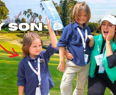 I took my son to an LPGA tournament VLOG