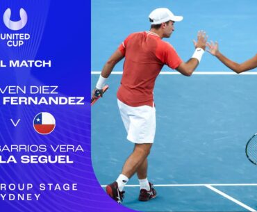 Diez/Fernandez v Barrios Vera/Seguel Full Match | United Cup 2024 Group B