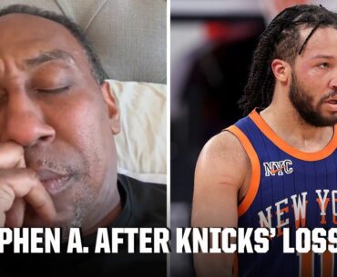 Stephen A. reacts to Knicks' OT Game 5 loss to the 76ers: 'WHY?!' | NBA on ESPN