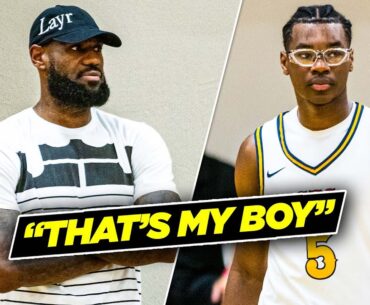Bryce James drops CAREER HIGH in points with LeBron COACHING! | EYBL Indy Day 1 & 2 Recap