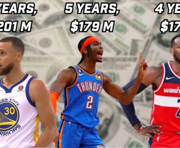 Ranking the 26 Biggest Contracts in NBA History From Worst to Best