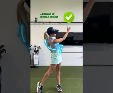 HIT IT like you THROW IT with @nattie8047  #golftips #slice #golfinstruction #golfgirl
