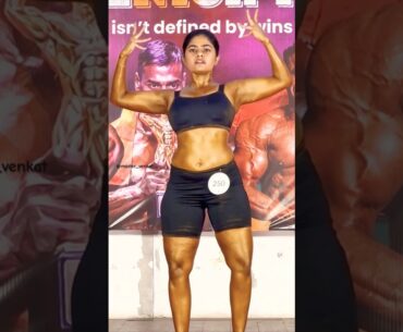 Priyankha Mastani 52nd senior Mr.TamilNadu bodybuilding competition ​⁠ #shorts  @Priyankha_Masthani