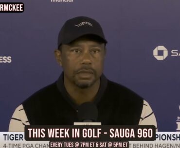 Tiger Woods discussed Rory McIlroy's comments that he sees the future of golf differently than him