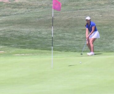 Day one of the Class 4A girls golf championship
