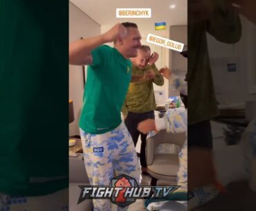 Usyk DANCES after beating Fury & reacts to Berinchyk win!