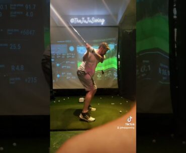 Shallowing The Golf Club With The Juju Swing #golf #golfswing