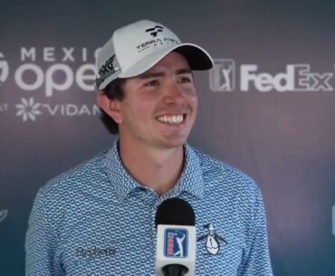 Entrevista a Nico Echavarria tras la primera ronda del Mexico Open at Vidanta 2024