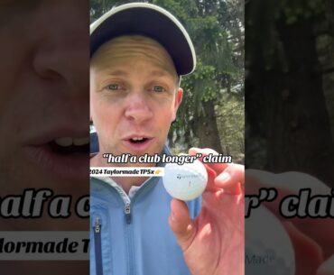 Is the Taylormade TP5x actually longer? #golf #golftips #shorts