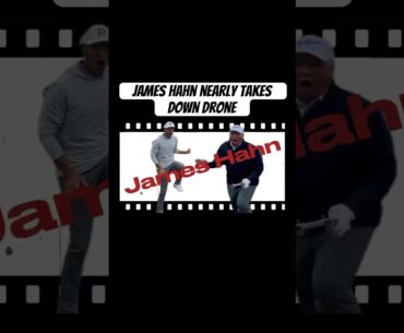 @PGATOUR player James Hahn Narrowly Misses Drone #golf #golfshots #trickshots k