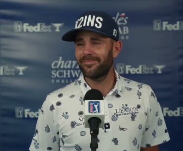 Callum Tarren Thursday Flash Interview 2024 Charles Schwab Challenge © PGA Tour