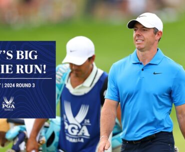 Rory McIlroy Makes FOUR Straight Birdies! | 2024 PGA Championship
