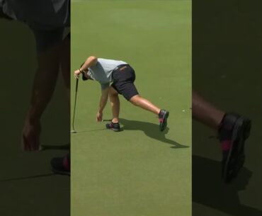 Matthew Wolff finds the bottom of the cup ⛳️