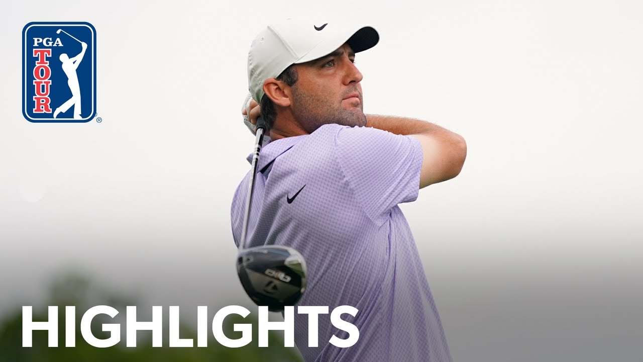Scottie Scheffler’s bogeyfree 5under 65 Round 2 Charles Schwab
