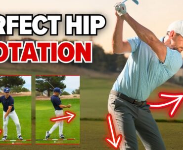 Best HIP ROTATION DRILL for your Backswing and Downswing