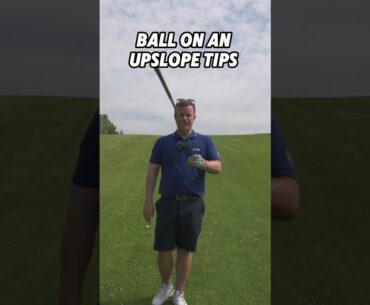 Ball on an upslope tips #golf #golftips #golfcourse #golfswing #golfcoach