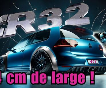 On gonfle la GOLF 5 R32Turbo de 14cm !
