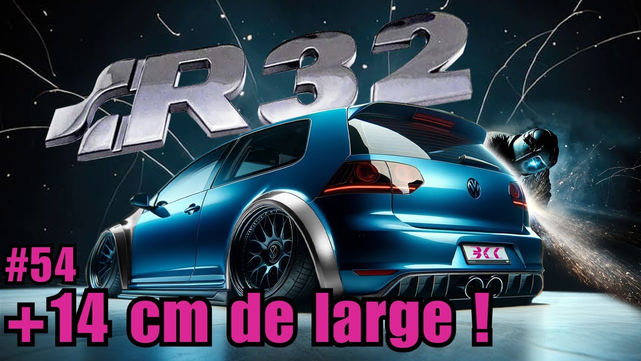 On gonfle la GOLF 5 R32Turbo de 14cm ! On gonfle la GOLF 5 R32Turbo de 14cm !