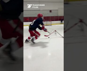 Stickhandling through the pylons #shorts
