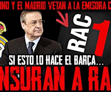 😡 FLORENTINO VETA A RAC1 Y NO LE DEJAN ENTRAR EN EL BERNABÉU... AY SI ESTO LO HACE EL BARÇA...
