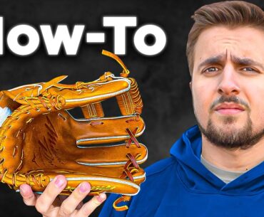 How To Break In A Baseball Glove 2024 (DON'T DO WHAT I DID)