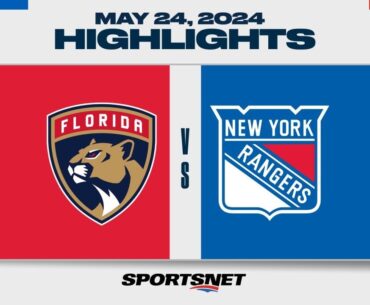 NHL Game 2 Highlights | Panthers vs. Rangers - May 24, 2024