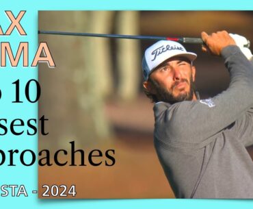 Max Homa's 10 Closest Approaches at the Masters, 2024