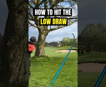 The EASY way! How to hit a LOW DRAW & LOW FADE #golf #alexelliottgolf #golfswing #simplegolftips