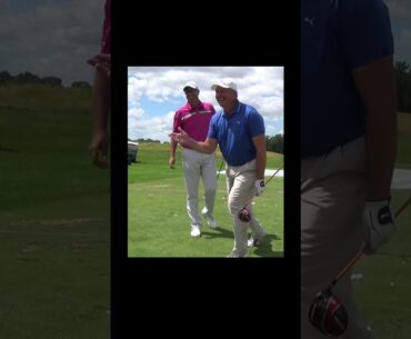 Young Girl Talks in Stewart Cink’s Backswing - And Makes Him Laugh. #golf #golfshots