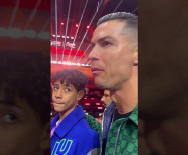 Cristiano Ronaldo isn't a fan of the cameras 📷 #DayOfReckoning 🇸🇦