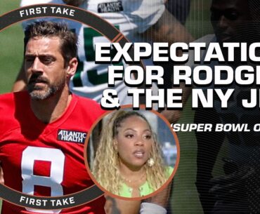 'SUPER BOWL OR BUST for the Jets!' 😤 - Kimberley A. Martin on Aaron Rodgers' ceiling | First Take