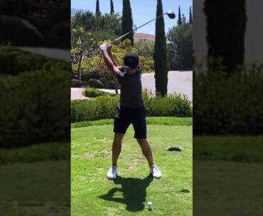 PGA Champion Xander Schauffele Driver Swing Slow Motion FO