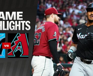 Marlins vs. D-backs Game Highlights (5/25/24) | MLB Highlights