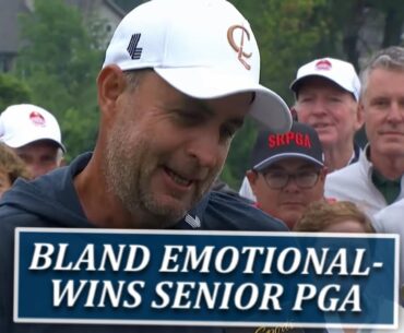 Richard Bland Wins Senior PGA Championship- Emotional Interview