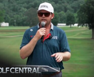 Harry Higgs pays tribute to Grayson Murray with heartfelt speech | Golf Central | Golf Channel