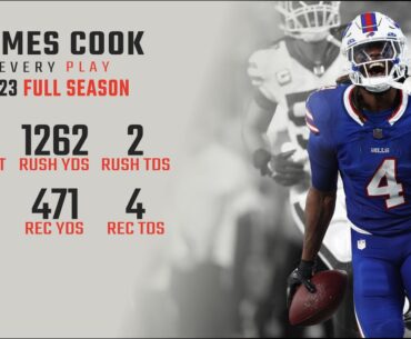 James Cook 2023 Highlights | Every Run, Target, and Catch