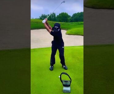 Xander Schauffele Slow Motion Iron Swing FO